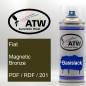 Preview: Fiat, Magnetic Bronze, PDF / RDF / 201: 400ml Sprühdose, von ATW Autoteile West.